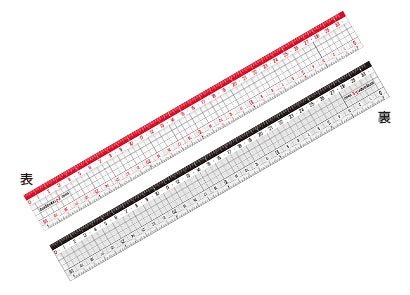 ナノピタ 直線定規 ３０ｃｍ リバーシブル | ソニック | 文具・事務