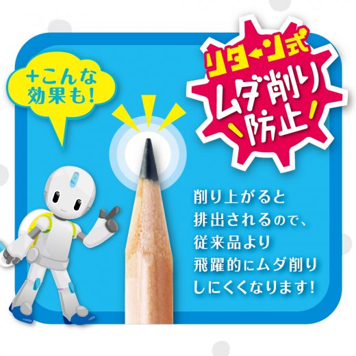 EK-7022-W トガリターン 手動鉛筆削り SONIC(ソニック・文具