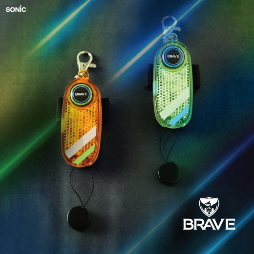 LED付リフレクター＆ブザー オトピカ ブレイブ | ソニック | 文具