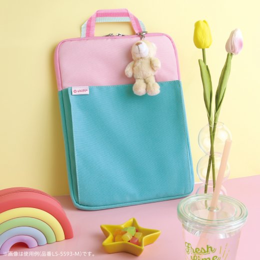 クッション付スクールPCケース Mサイズ シフトプラス キャンディ