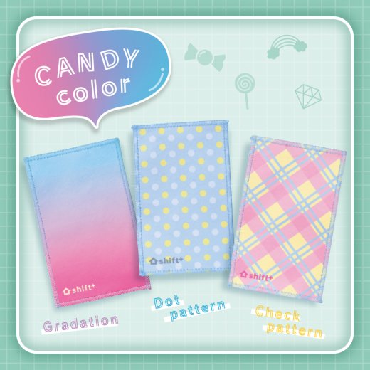 モコサラ 画面クリーナー ポーチ付 シフトプラス キャンディ