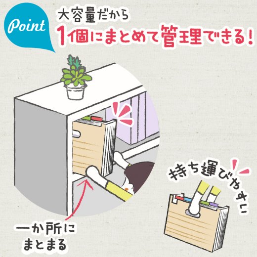 ぽい分けボックスファイル 13ポケット リビガク | ソニック