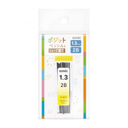 平成　レトロ　シャーペンシル　替え芯　32点セット シャープ 替芯 1.3mm 2B 12本入 | ソニック | 文具・事務用品