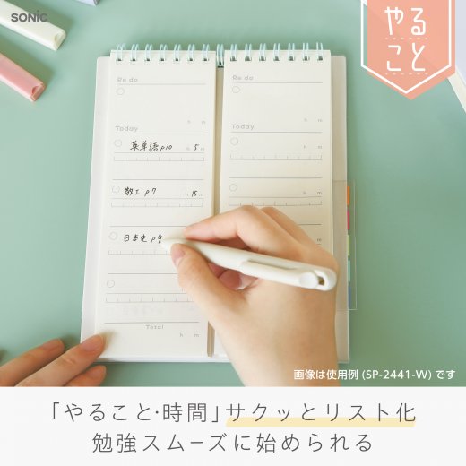 ズボラ勉強 要点チェックリスト 100日分 2連メモ スタンドタイプ