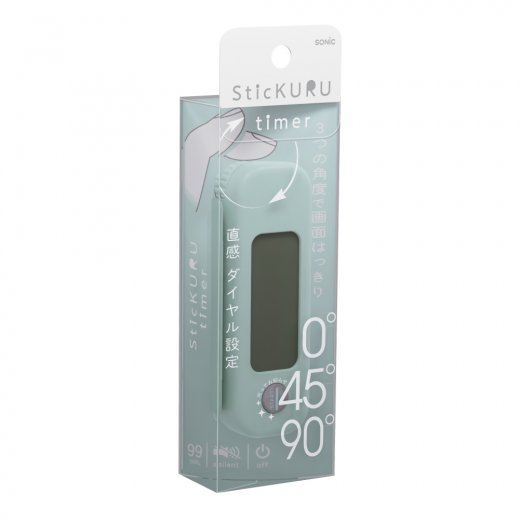 スティックル タイマー ダイヤル式 持ち運びしやすい勉強用 | ソニック